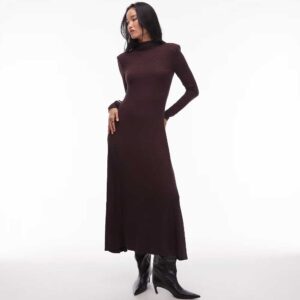 & Other Stories jersey second skin long sleeve maxi dress