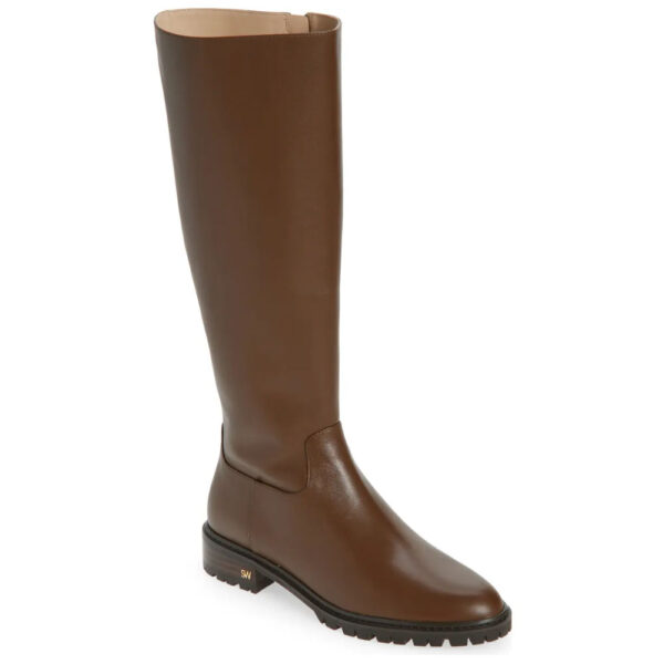 Stuart Weitzman City Zip Knee High Boot Espresso