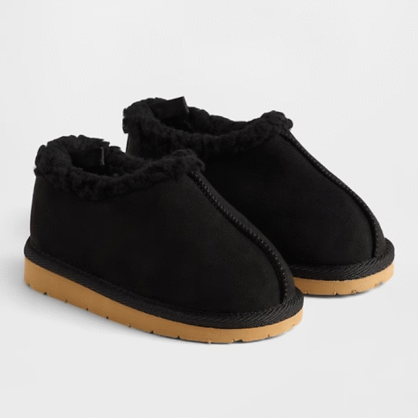 Toddler Vegan Suede Sherpa-Lined Shoes