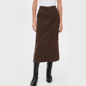 Velvet Fia Corduroy Skirt bark