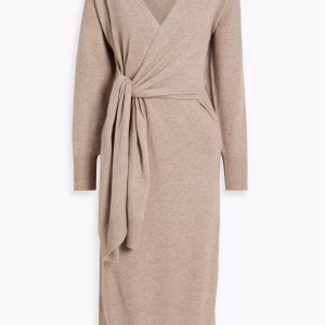 SIMKHAI Skyla wrap-effect knitted midi dress