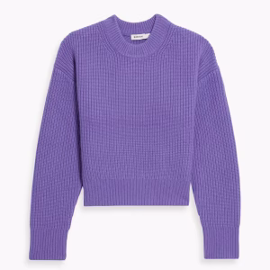 SIMKHAI Linda ribbed merino wool-blend sweater