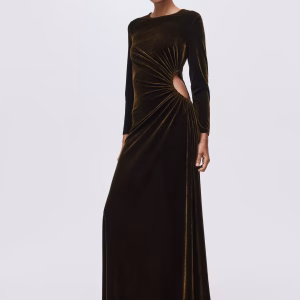 Draped Cutout Dress