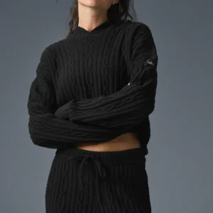 Cable Knit Winter Bliss Hoodie