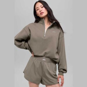 Accolade 1/4 Zip Pullover Light Cocoa