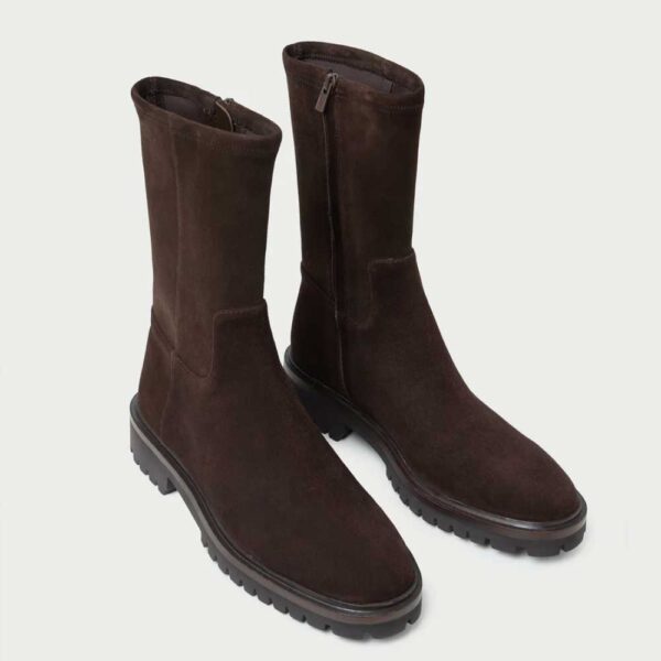 Danny Brown Suede Lug Boot Brown