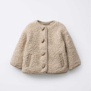 FLEECE TOGGLE JACKET Beige
