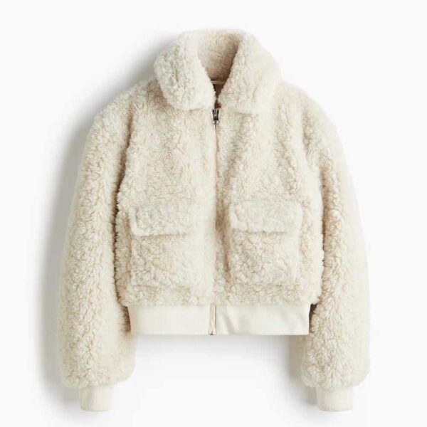 Fluffy Jacket Light beige