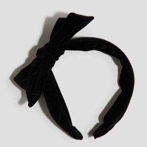 Hairband with Bow Black