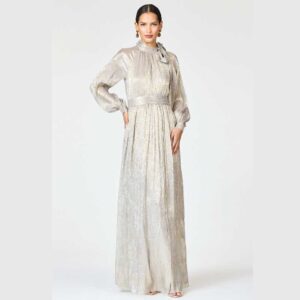 METALLIC VERA GOWN - METALLIC