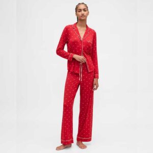 Softest Modal PJ Pants Red Bows