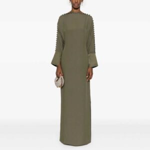 Taller Marmo Mila decorative button-detail dress