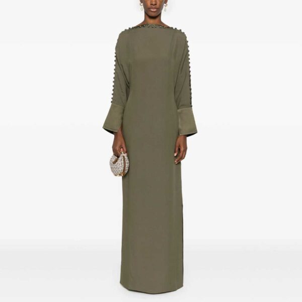Taller Marmo Mila decorative button-detail dress