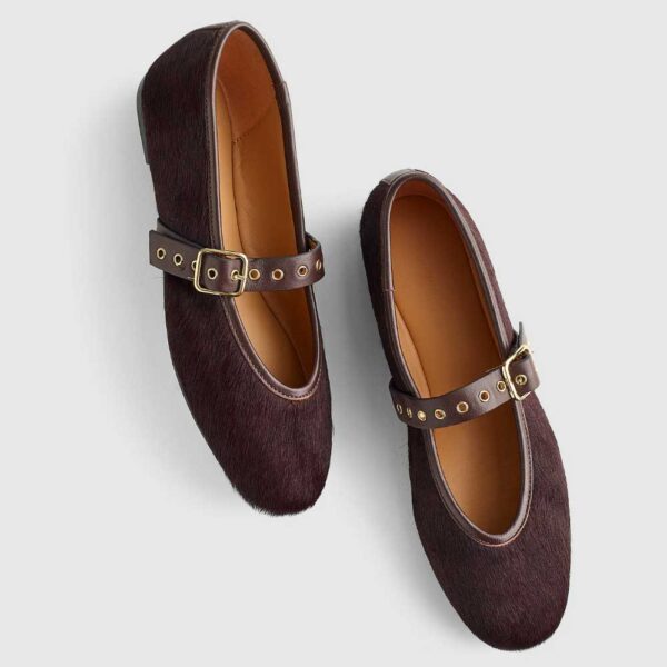 The Remy Mary Jane Flat chocolate raisin