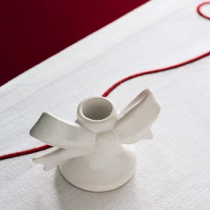 Decorative Stoneware Candleholder