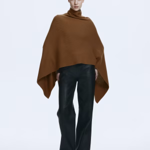 Roll-Neck Cape