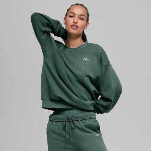 Accolade Crew Neck Pullover Clover Green