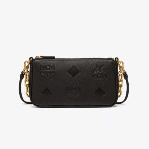 Aren Chain Crossbody in Maxi Monogram Leather