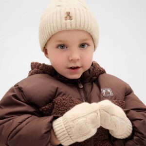 Baby & Toddler CashSoft Cable-Knit Beanie & Mittens Set