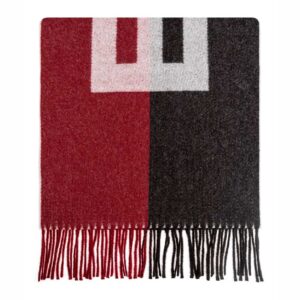 Bally Logo-Jacquard Fringed Scarf