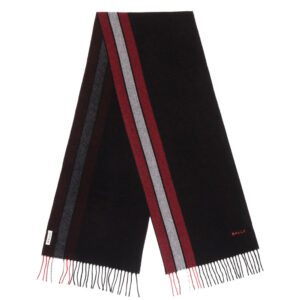 Bally stripe-detail scarf