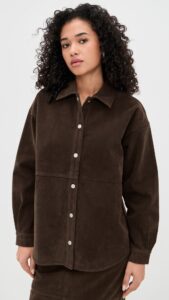 Bailey Rose Chocolate Suede Jacket