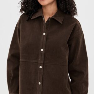 Bailey Rose Chocolate Suede Jacket