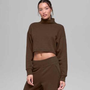 Cropped Serenity Coverup Espresso