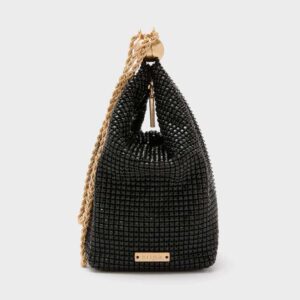 Cult Gaia Black Rue Wristlet