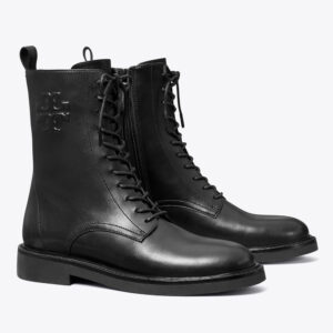 DOUBLE T COMBAT BOOT perfect black