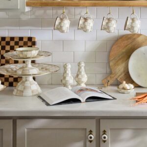 Enamel Salt & Pepper Shakers