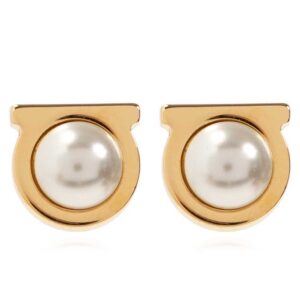 Ferragamo Embellished Stud Earrings
