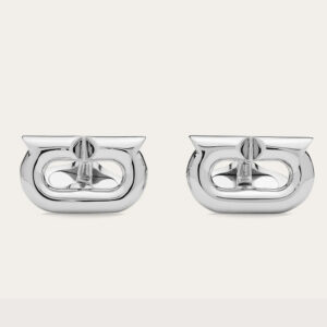 Gancini cufflinks Palladium