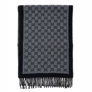 Gucci Fringe Detailed Knitted Scarf