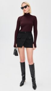 Helmut Lang Layered Shrug Turtleneck