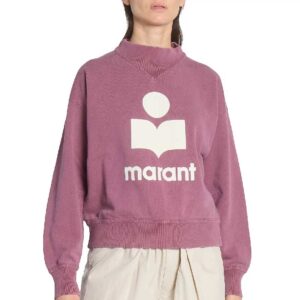 Isabel Marant Étoile Moby Logo Cotton-Blend Sweatshirt
