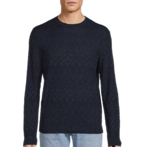 M Missoni Chevron Cotton Blend Sweater