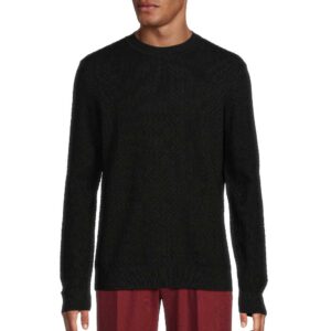 M Missoni Rib-Knit Zigzag Wool Sweater