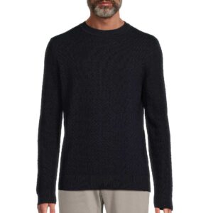 M Missoni Tonal Zigzag Wool Crewneck Sweater