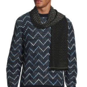 Missoni Chevron Print Wool-Blend Scarf