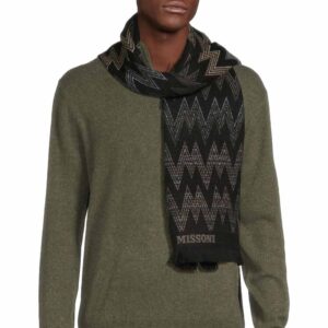 Missoni Zig Zag Wool Blend Scarf