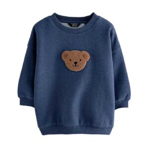 NEXT Kids' Bear Appliqué Sweatshirt