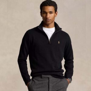 Polo Ralph Lauren Men's Estate-Rib Cotton Quarter-Zip Pullover