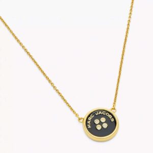The Button Pendant Necklace