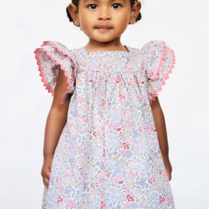 2-Piece Cotton Dress and Bloomers Set