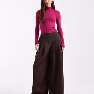 Cotton On base layer long sleeve top in dark lotus