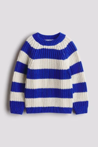 Rib-Knit Cotton Sweater