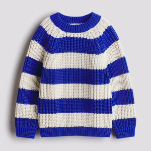 Rib-Knit Cotton Sweater
