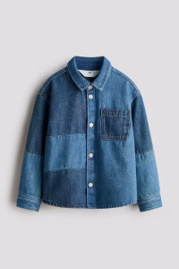 Color-block Denim Shirt