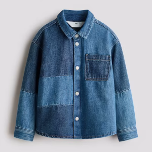 Color-block Denim Shirt